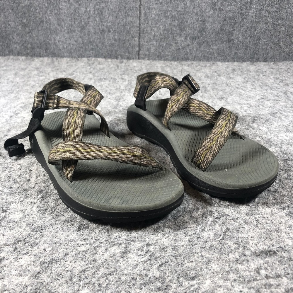 Chaco Flip Sandals Mens 12 Taupe Adjustable Thong‎ Hiking Outdoor Comfort